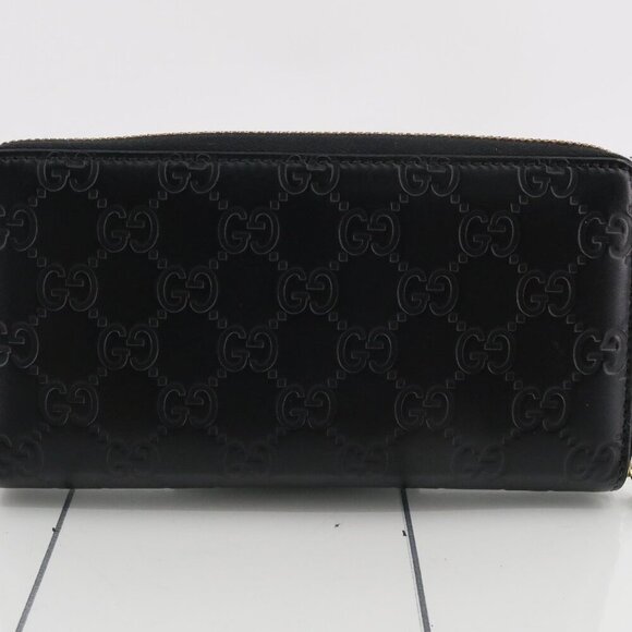 Guccissima- Round Zipper Long Wallet - Picture 5 of 15